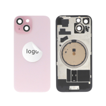 Achterglas roze iPhone 15 (Pulled C)