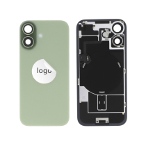 Compleet achterglas saliegroen iPhone 17 (Pulled A)