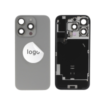 Compleet achterglas naturel titanium iPhone 16 Pro (Pulled A)