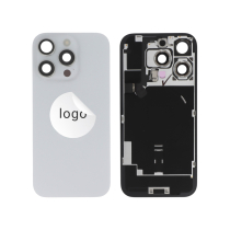 Compleet achterglas wit titanium iPhone 16 Pro (Pulled A)
