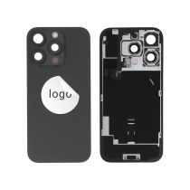 Compleet achterglas zwart titanium iPhone 16 Pro (Pulled A)