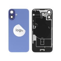 Compleet achterglas ultramarijn iPhone 16 Plus (Pulled A)