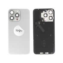 Compleet achterglas naturel titanium iPhone 15 Pro Max (Pulled A)