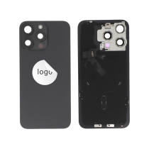 Compleet achterglas zwart titanium iPhone 15 Pro Max (Pulled A)