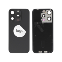 Compleet achterglas zwart titanium iPhone 15 Pro (Pulled A)