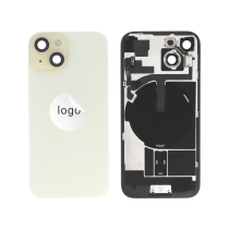 Compleet achterglas geel iPhone 15 (Pulled A)