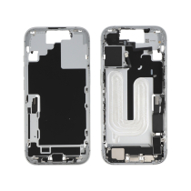 Middenframe wit iPhone 17 (met componenten) (Pulled A)