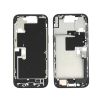 Middenframe zwart titanium iPhone 16 Pro Max (met componenten) (Pulled A)