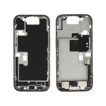 Middenframe naturel titanium iPhone 16 Pro (met componenten) (Pulled A)