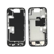 Middenframe zwart titanium iPhone 16 Pro (met componenten) (Pulled A)
