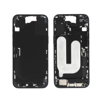 Middenframe zwart iPhone 16 Plus (met componenten) (Pulled A)