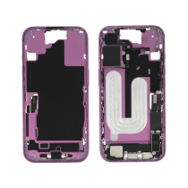 Middenframe roze iPhone 16 (met componenten) (Pulled A)