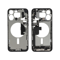 Middenframe blauw titanium iPhone 15 Pro Max (met componenten) (Pulled A)