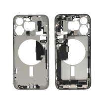 Middenframe wit titanium iPhone 15 Pro Max (met componenten) (Pulled A)
