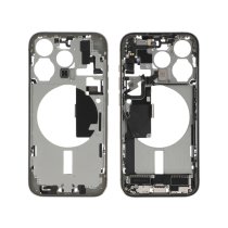 Middenframe naturel titanium iPhone 15 Pro (met componenten) (Pulled A)