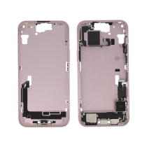 Middenframe roze iPhone 15 Plus (met componenten) (Pulled A)