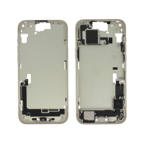 Middenframe geel iPhone 15 Plus (met componenten) (Pulled A)