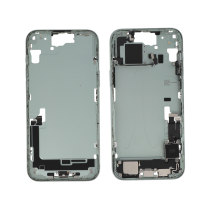 Middenframe groen iPhone 15 Plus (met componenten) (Pulled A)