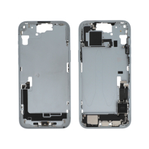 Middenframe blauw iPhone 15 Plus (met componenten) (Pulled A)
