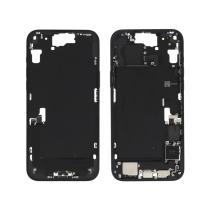 Middenframe zwart iPhone 15 Plus (met componenten) (Pulled A)