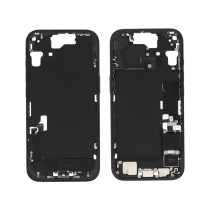 Middenframe zwart iPhone 15 (met componenten) (Pulled A)