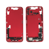 Middenframe rood iPhone 14 Plus (met componenten) (Pulled A)