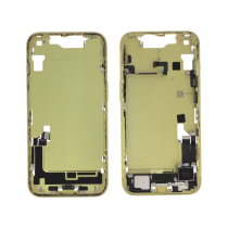 Middenframe geel iPhone 14 (met componenten) (Pulled A)