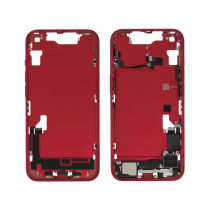 Middenframe rood iPhone 14 (met componenten) (Pulled A)