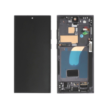 Compleet scherm zwart Galaxy S23 Ultra (S918) (Soft OLED)