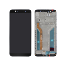 Compleet scherm zwart Zenfone Max Pro M1 ZB602KL (met frame)