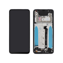 Compleet scherm zwart Asus ZenFone 6 ZS630KL (met frame)