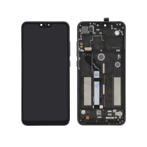 Compleet scherm zwart Xiaomi Mi 8 Lite (met frame)