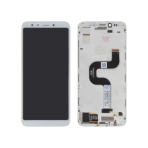 Compleet scherm wit Xiaomi Mi A2 (met frame)