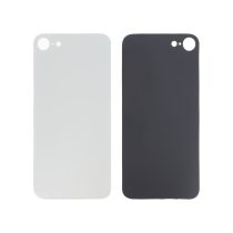Achterglas zilver iPhone 8/SE2 (grote opening) (zonder logo)