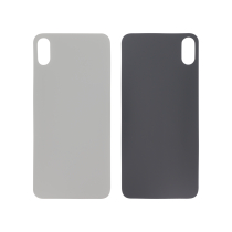 Achterglas zilver iPhone XS Max (grote opening) (zonder logo)