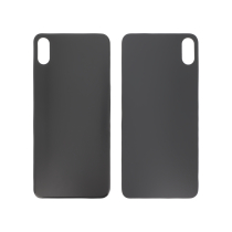 Achterglas spacegrijs iPhone XS Max (grote opening) (zonder logo)