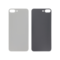 Achterglas zilver iPhone 8 Plus (grote opening) (zonder logo)