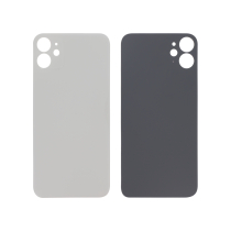 Achterglas wit iPhone 11 (grote opening) (zonder logo)