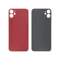 Achterglas rood iPhone 11 (grote opening) (zonder logo)