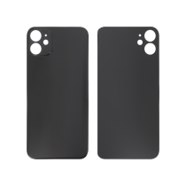 Achterglas zwart iPhone 11 (grote opening) (zonder logo)