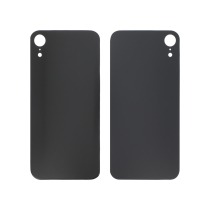 Achterglas zwart iPhone XR (grote opening) (zonder logo)