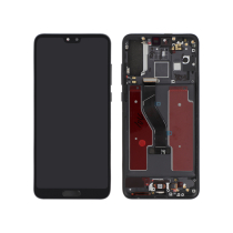 Compleet scherm zwart Huawei P20 Pro (met frame) (ReLife)