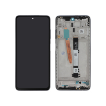 Compleet scherm grijs Xiaomi Poco X3/X3 Pro/X3 NFC (met frame)