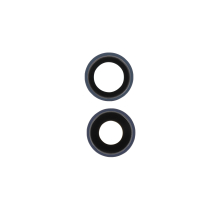 Achtercameralens met rand iPhone 12/12 Mini (blauw)