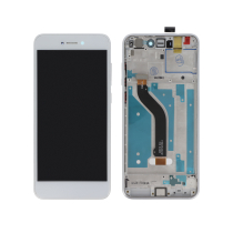 Compleet scherm wit Huawei P8 Lite 2017/Honor 8 Lite (met frame)