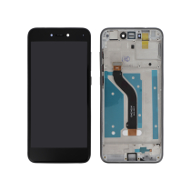 Compleet scherm zwart Huawei P8 Lite 2017/Honor 8 Lite (met frame)
