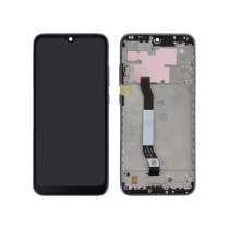 Compleet scherm zwart Redmi Note 8T (met frame)