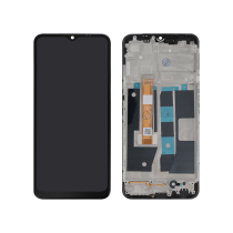Compleet scherm zwart Oppo A54S (met frame)