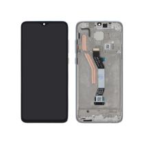 Compleet scherm wit Redmi Note 8 Pro (met frame)