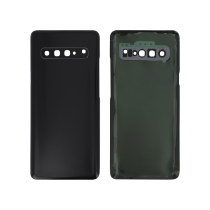 Achterglas zwart Galaxy S10 5G (G977F) (zonder logo)